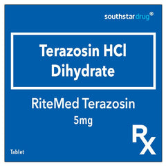Rx: RiteMed Terazosin HCl Dihydrate 5mg Tablet