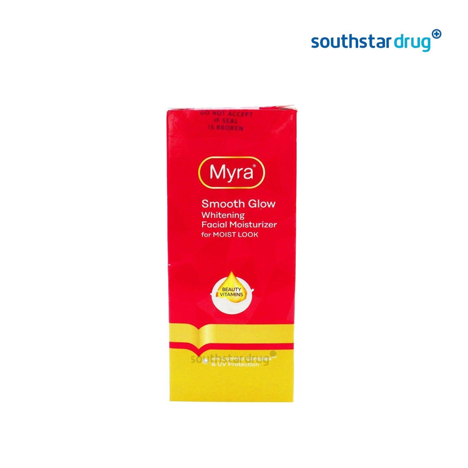 Myra Smooth Glow Whitening Facial Moisturizer 40ml - Southstar Drug