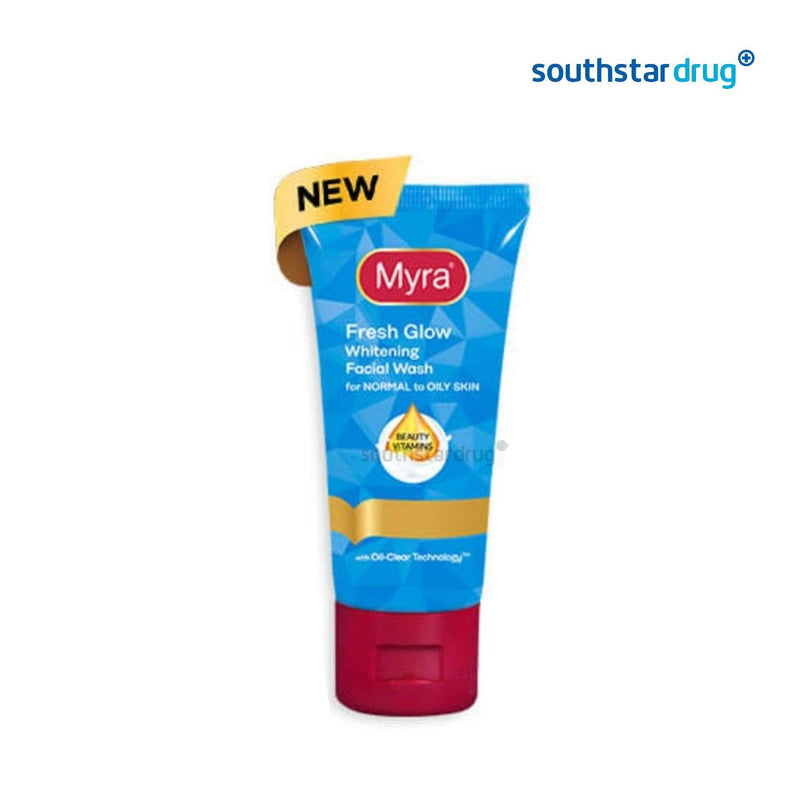 Myra Fresh Glow Whitening Facial Wash 50ml - Southstar Drug