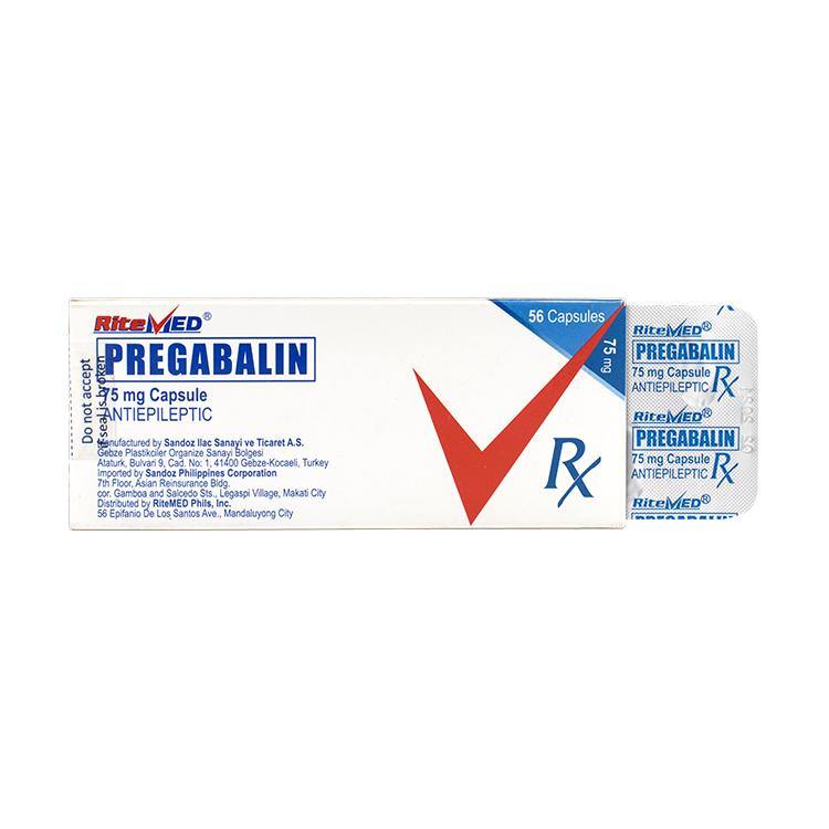 Rx: RiteMed Pregabalin 75 mg Capsule - Southstar Drug