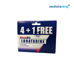 RiteMed Loratadine 4+1 10mg Tablet - Southstar Drug