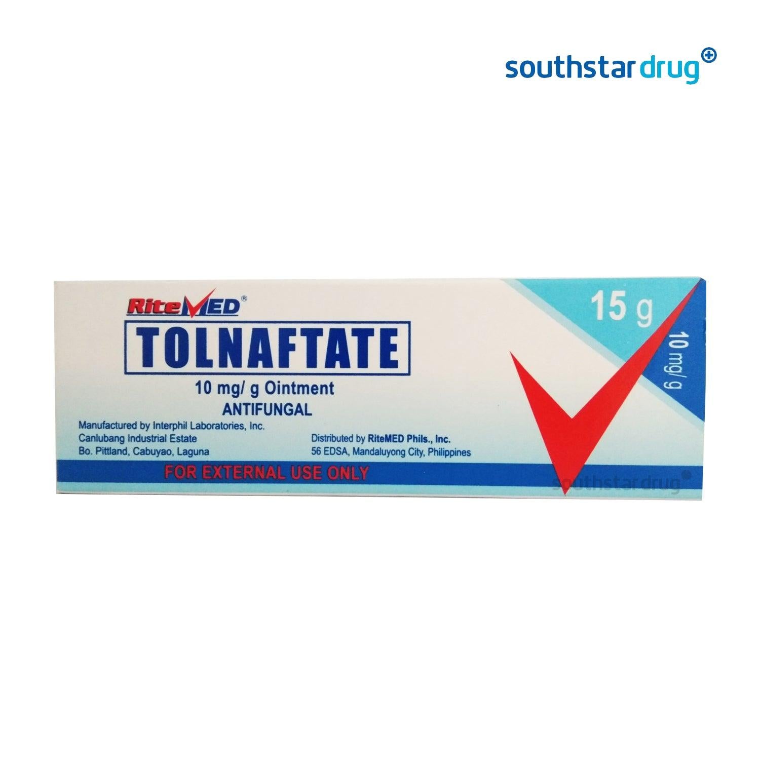 RiteMed Tolnaftate 10mg / g 15 g Ointment - Southstar Drug