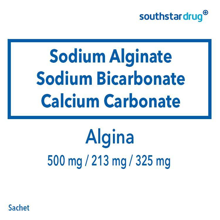 Algina 500mg/213mg/325mg Suspension - Southstar Drug