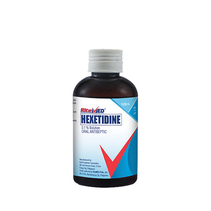 RiteMed Hexetidine 0.1% Solution 120ml Oral Antiseptic - Southstar Drug