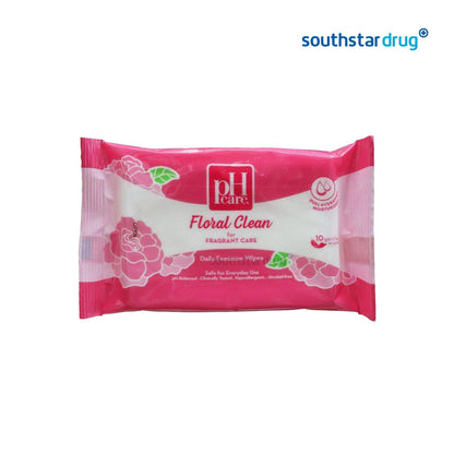 PH Care Floral Clean Green Feminine Wipes - 10s - Southstar Drug