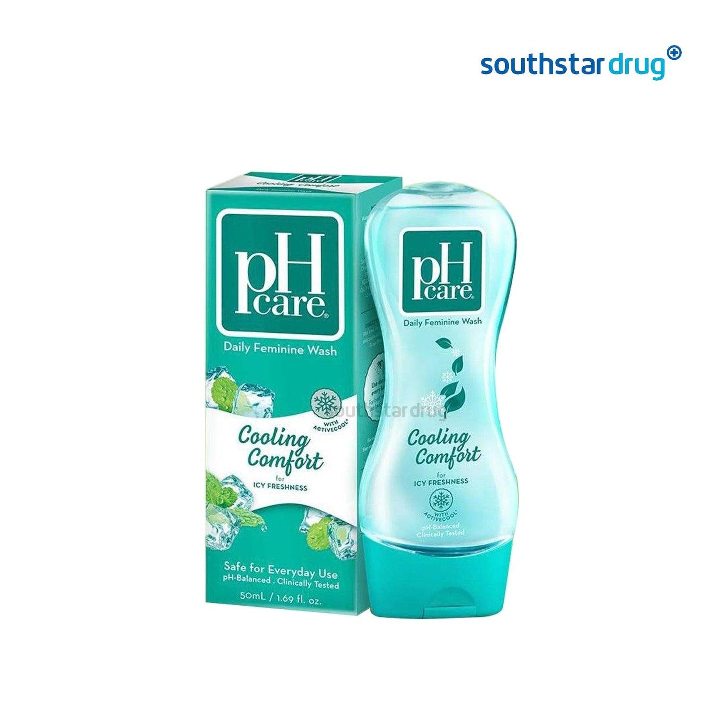 PH Care Cooling Comfort Feminine Wash 50ml - Southstar Drug