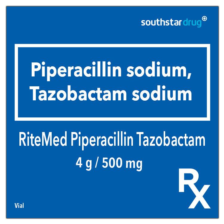 Rx: RiteMed Piperacillin Tazobactam 4 g / 500mg Vial - Southstar Drug