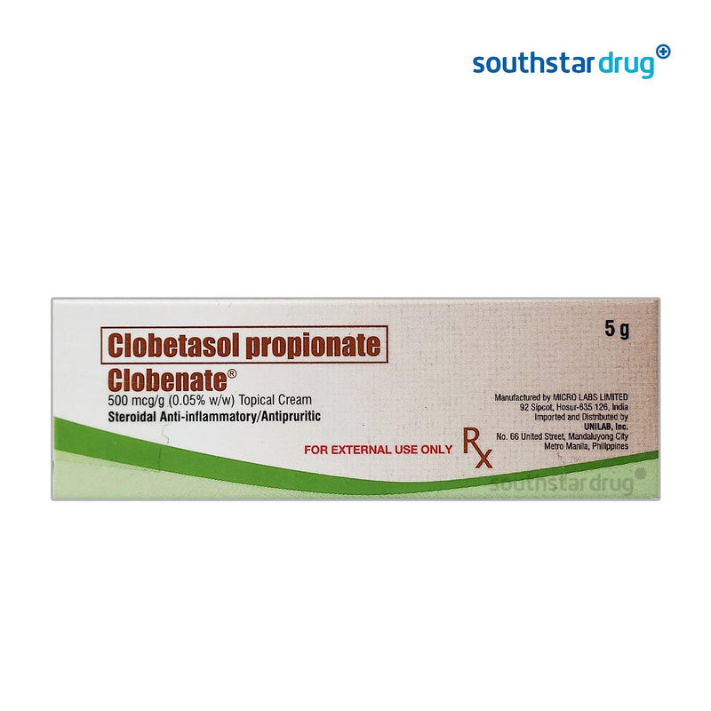 Rx: Clobenate 500 mcg 5 g Cream - Southstar Drug