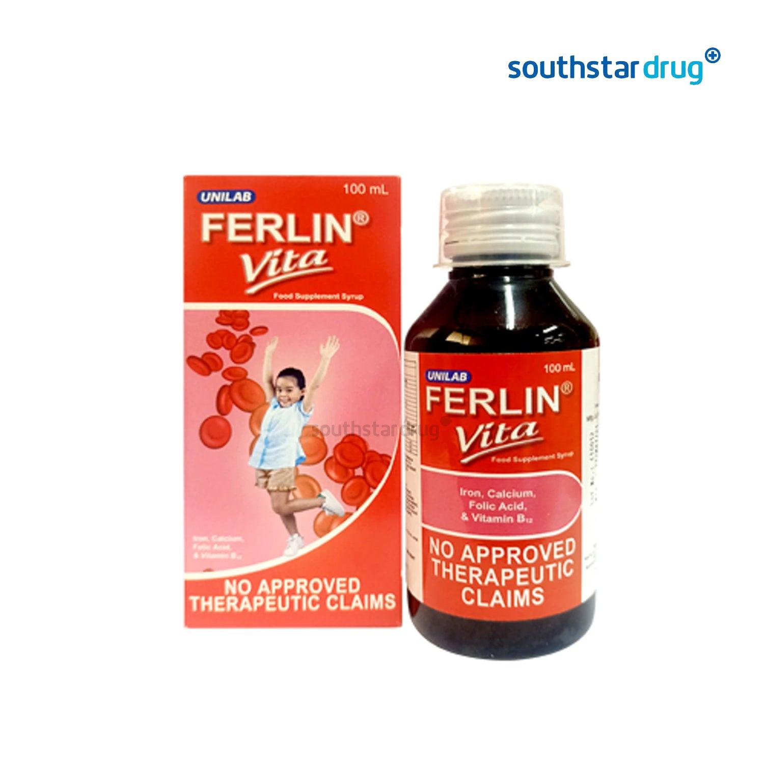 Ferlin Vita Syrup 100ml - Southstar Drug