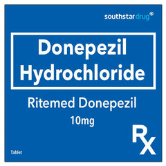 Rx: Ritemed Donepezil 10mg Tablet - Southstar Drug