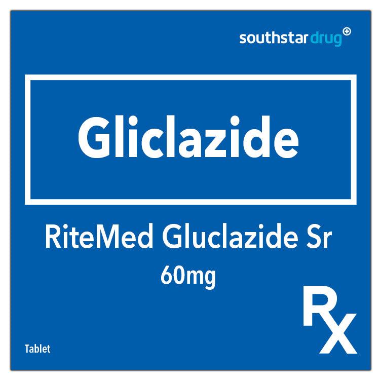 Rx: RiteMed Gluclazide SR 60mg Tablet - Southstar Drug