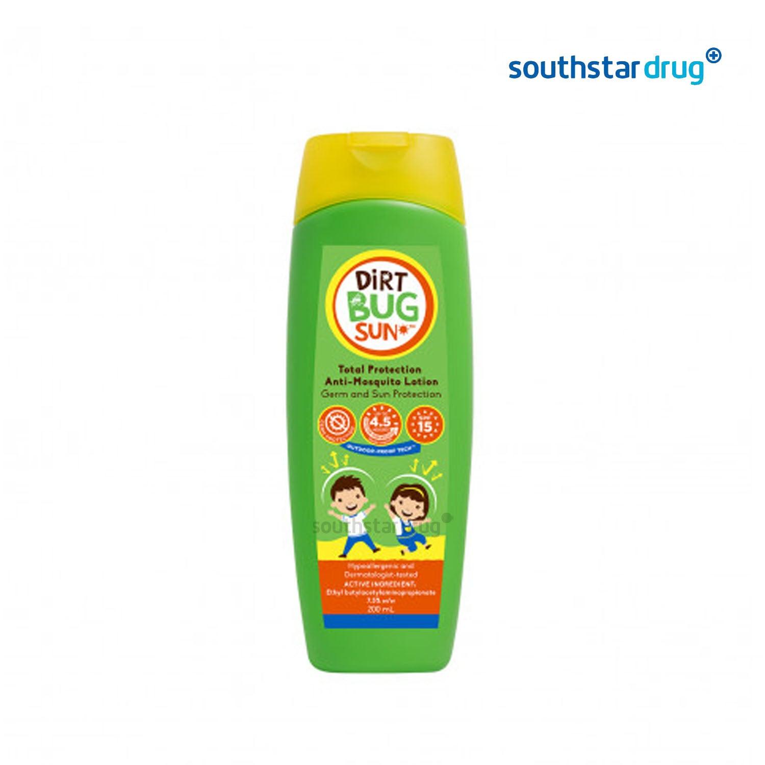 Dirt Bug Sun Anti-Mosquito Lotion 200ml - Southstar Drug