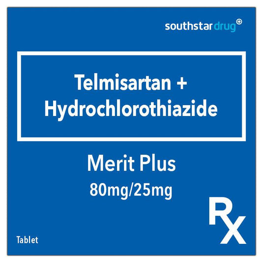 Rx: Merit Plus 80mg/25mg Tablet - Southstar Drug