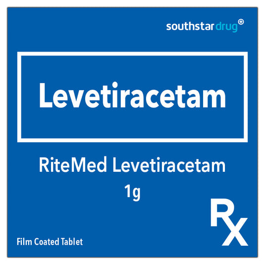 Rx: Ritemed Levetiracetam 1g Film-Coated Tablet