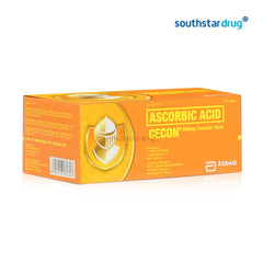 Cecon Ascorbic Acid Orange-Flavored Chewable Tablet - 30s - Southstar Drug