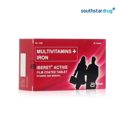 Iberet Active Multivitamins + Iron Tablet - 20s - Southstar Drug