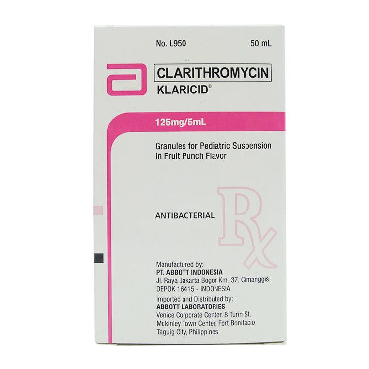 Rx: Klaricid 125mg/5ml Pediatric Suspension 50ml - Southstar Drug