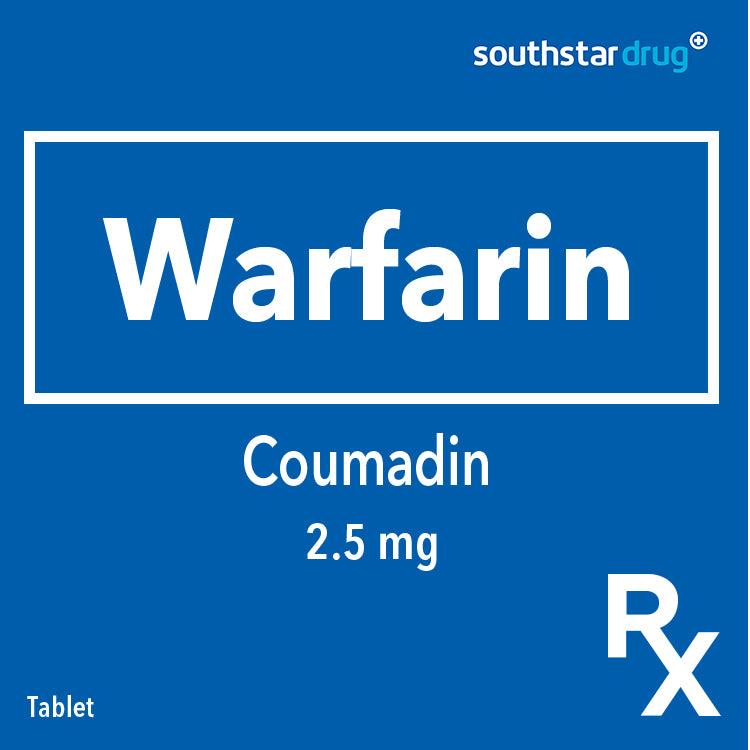 Rx: Coumadin 2.5 mg Tablet - Southstar Drug