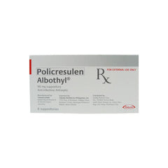 Rx: Albothyl 90mg Suppository