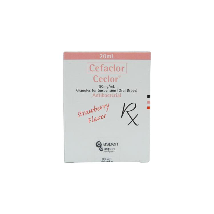 Rx: Ceclor Strawberry Flavor 50mg /ml 20ml Oral Drops - Southstar Drug