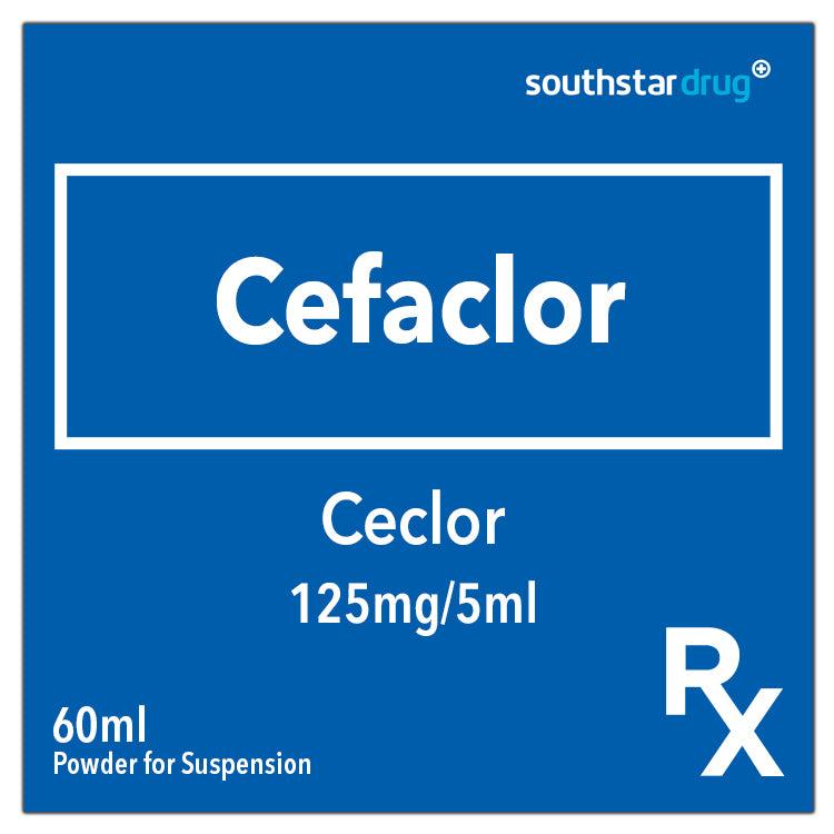 Rx: Ceclor Strawberry Flavor 125mg / 5ml 60ml Oral Suspension - Southstar Drug