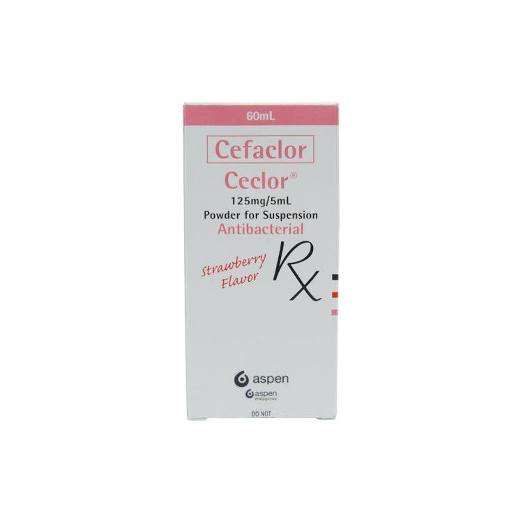 Rx: Ceclor Strawberry Flavor 125mg / 5ml 60ml Oral Suspension - Southstar Drug