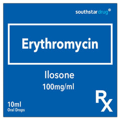 Rx: Ilosone Orange Flavor 100mg /ml 10ml Oral Drops - Southstar Drug