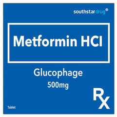 Rx: Glucophage 500mg Tablet - Southstar Drug