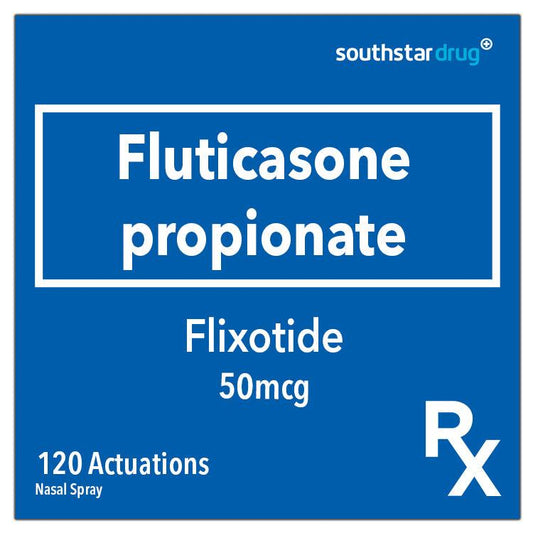 Rx: Flixotide 50mcg 120 Actuations Aquaeous Nasal Spray - Southstar Drug