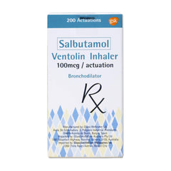 Rx: Ventolin Inhaler 100mcg / Actuation 200D - Southstar Drug