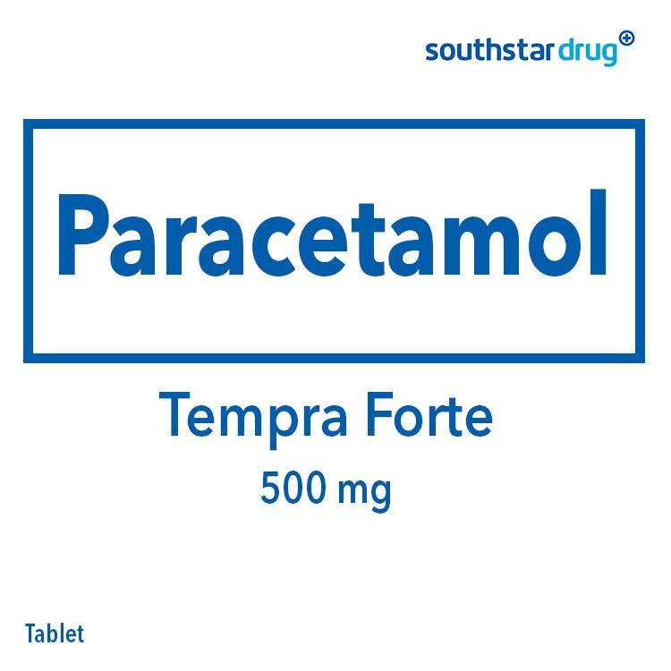 Tempra Forte 500 mg Tablet - 20s - Southstar Drug
