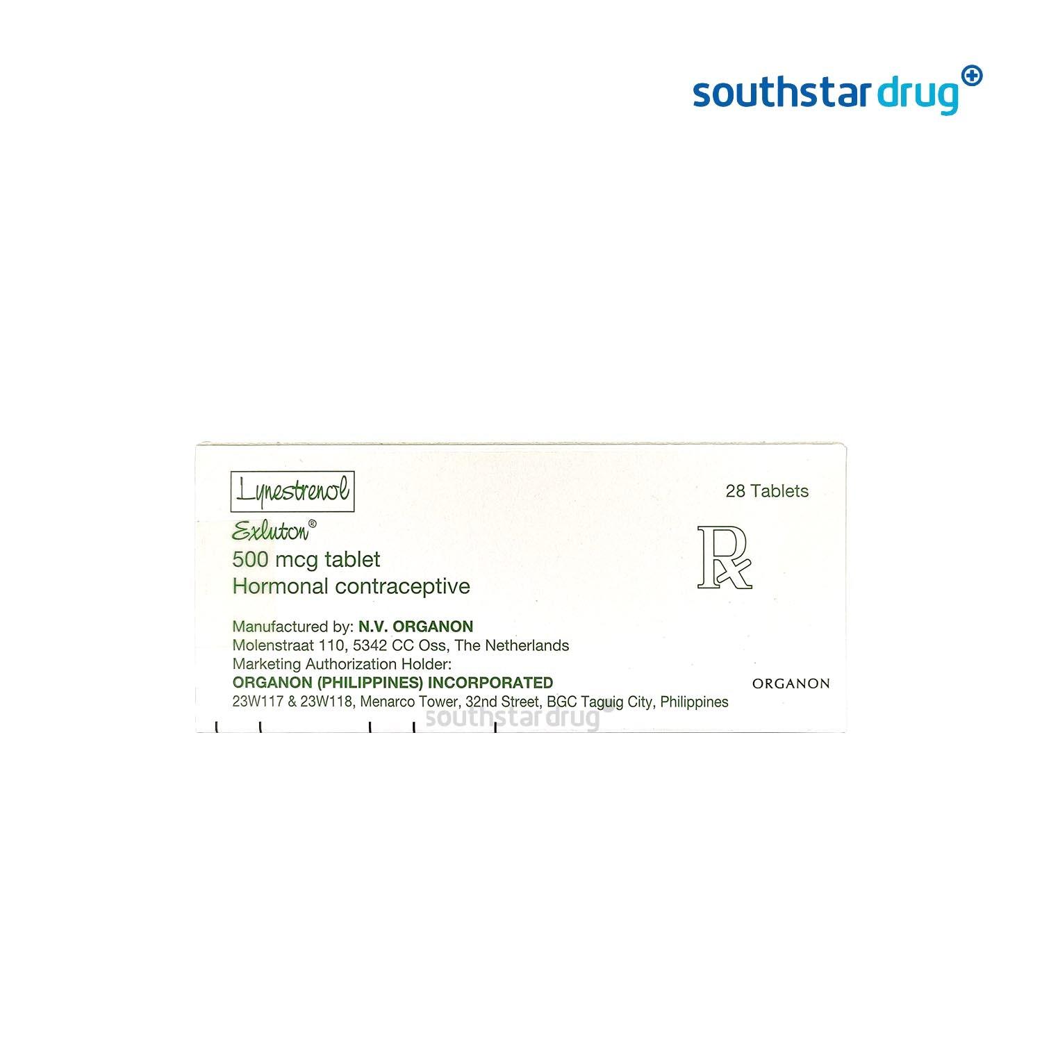 Rx: Exluton 500mcg Tablet - Southstar Drug