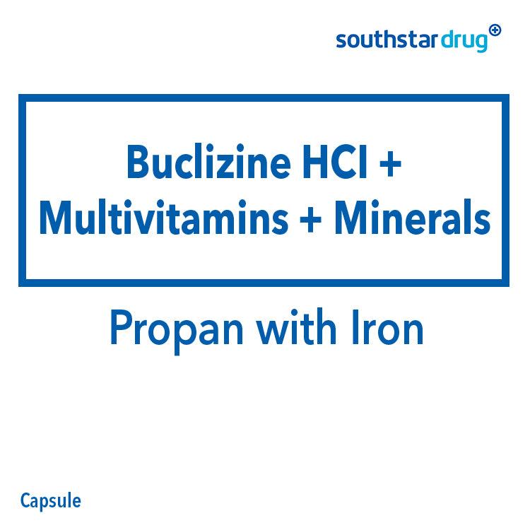 Propan with Iron Capsule - 20s - Southstar Drug