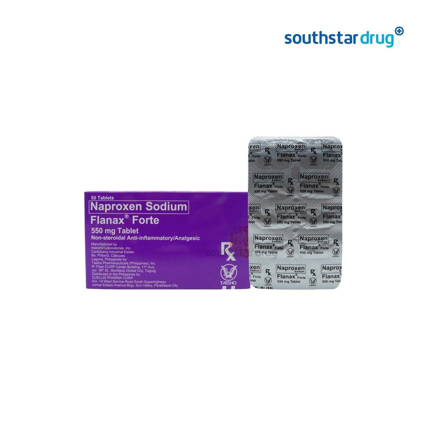 Flanax Forte 550mg Tablet - 15s - Southstar Drug