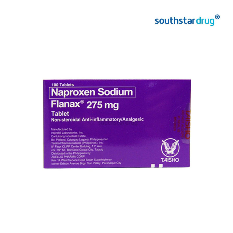 Buy Flanax 275 Mg Tablet - 10s Online | Southstar Drug