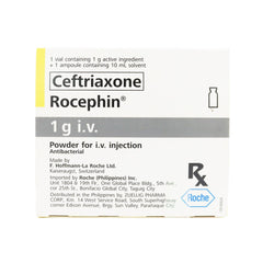 Rx: Rocephin I.V. 1 g Vial - Southstar Drug
