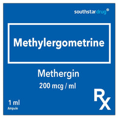 Rx: Methergin 200mcg /ml 1ml Ampule - Southstar Drug