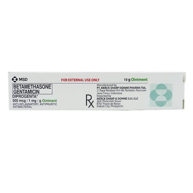 Buy Rx: Diprogenta 500 mcg / 1 mg / g 10 g Ointment Online | Southstar Drug