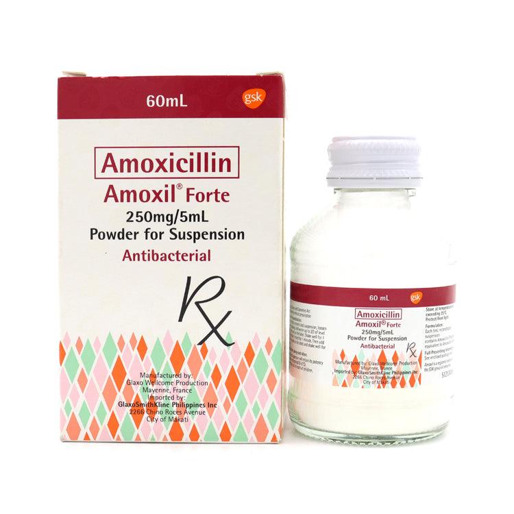Rx: Amoxil Forte 250mg / 5ml 60ml Suspension - Southstar Drug