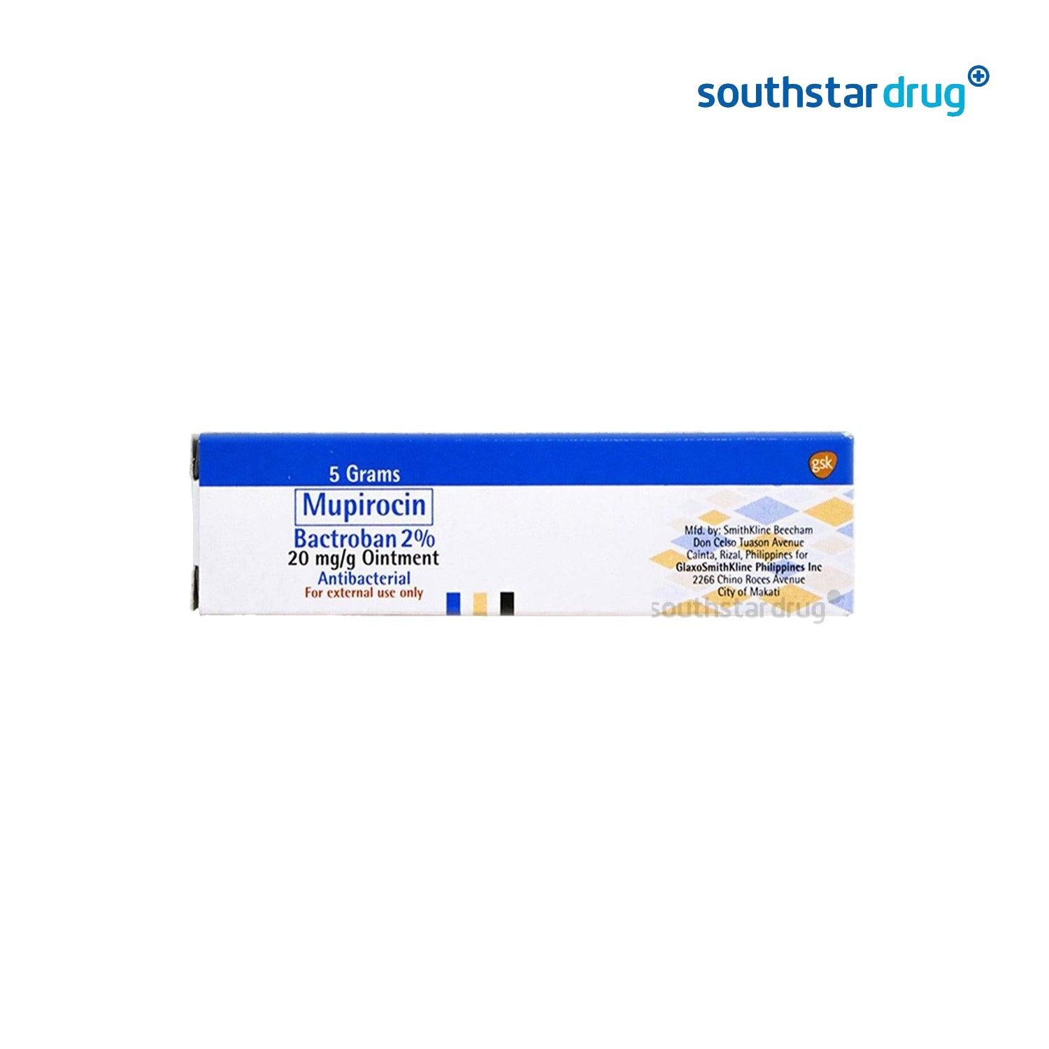 Bactroban 2% 20mg/g 5g Ointment - Southstar Drug