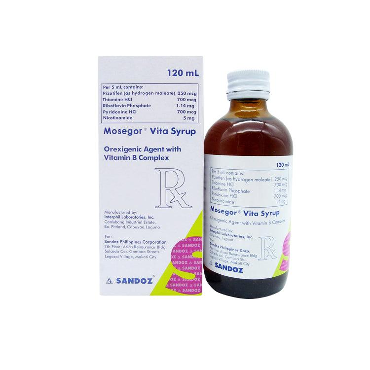 Rx: Mosegor Vita Syrup 120ml - Southstar Drug