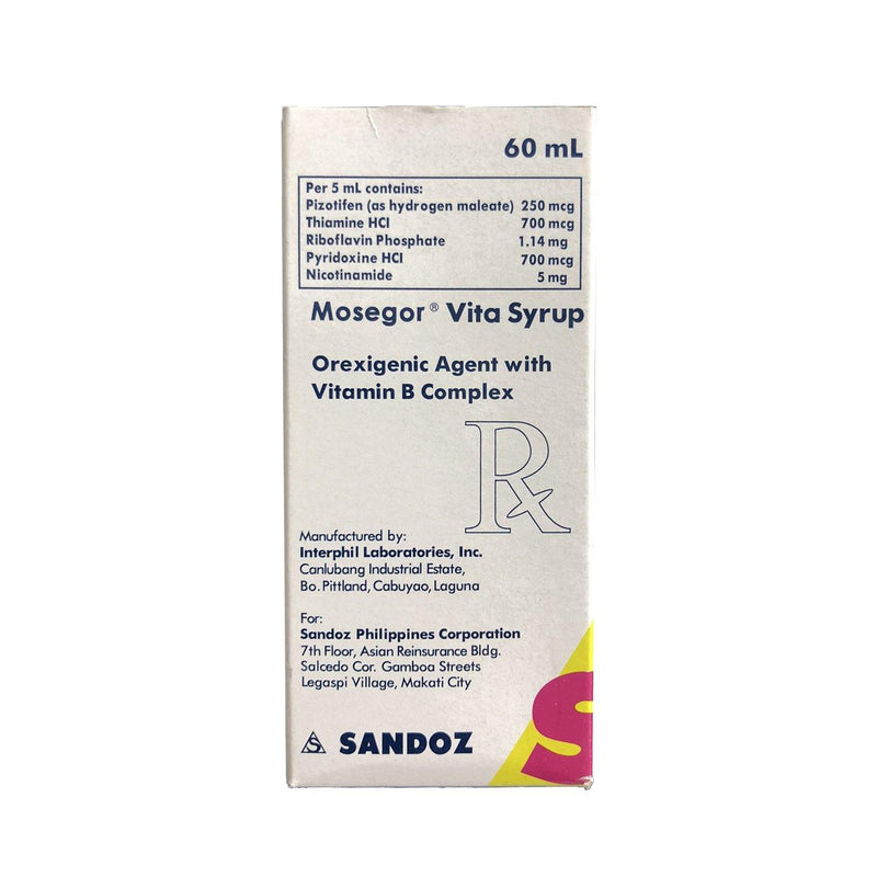 Mosegor Vita 60 ml Syup - Southstar Drug