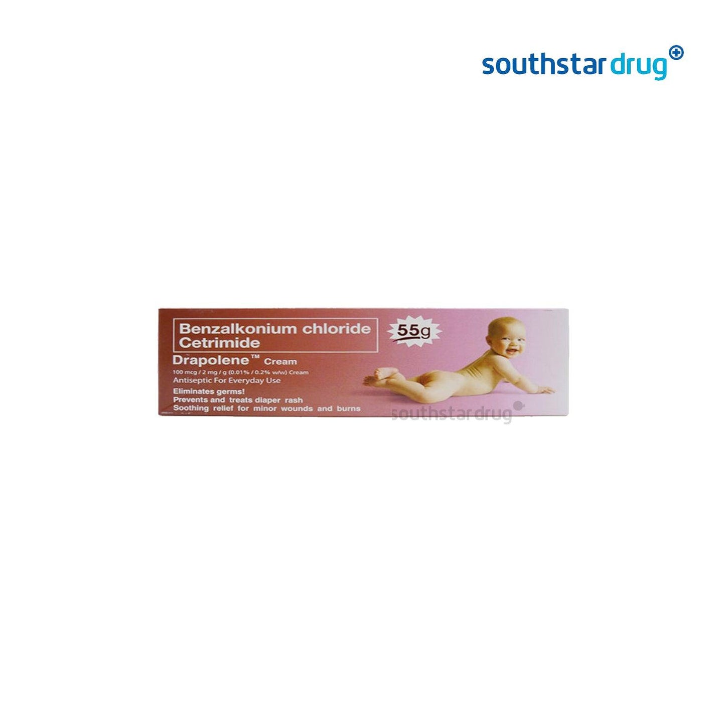 Drapolene Cream for Baby Rash and Sensitive Skin 55g - Southstar Drug