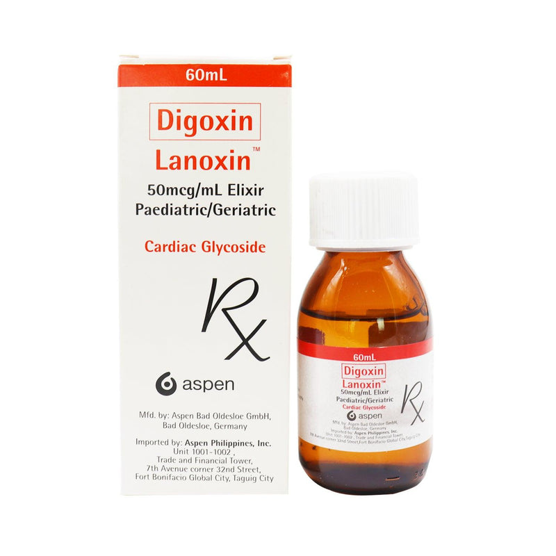 Rx: Lanoxin Paediatric 50mcg /ml Elixir Syrup - Southstar Drug