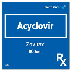 Rx: Zovirax 800mg Tablet - Southstar Drug