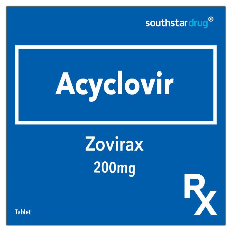 Rx: Zovirax 200mg Tablet - Southstar Drug