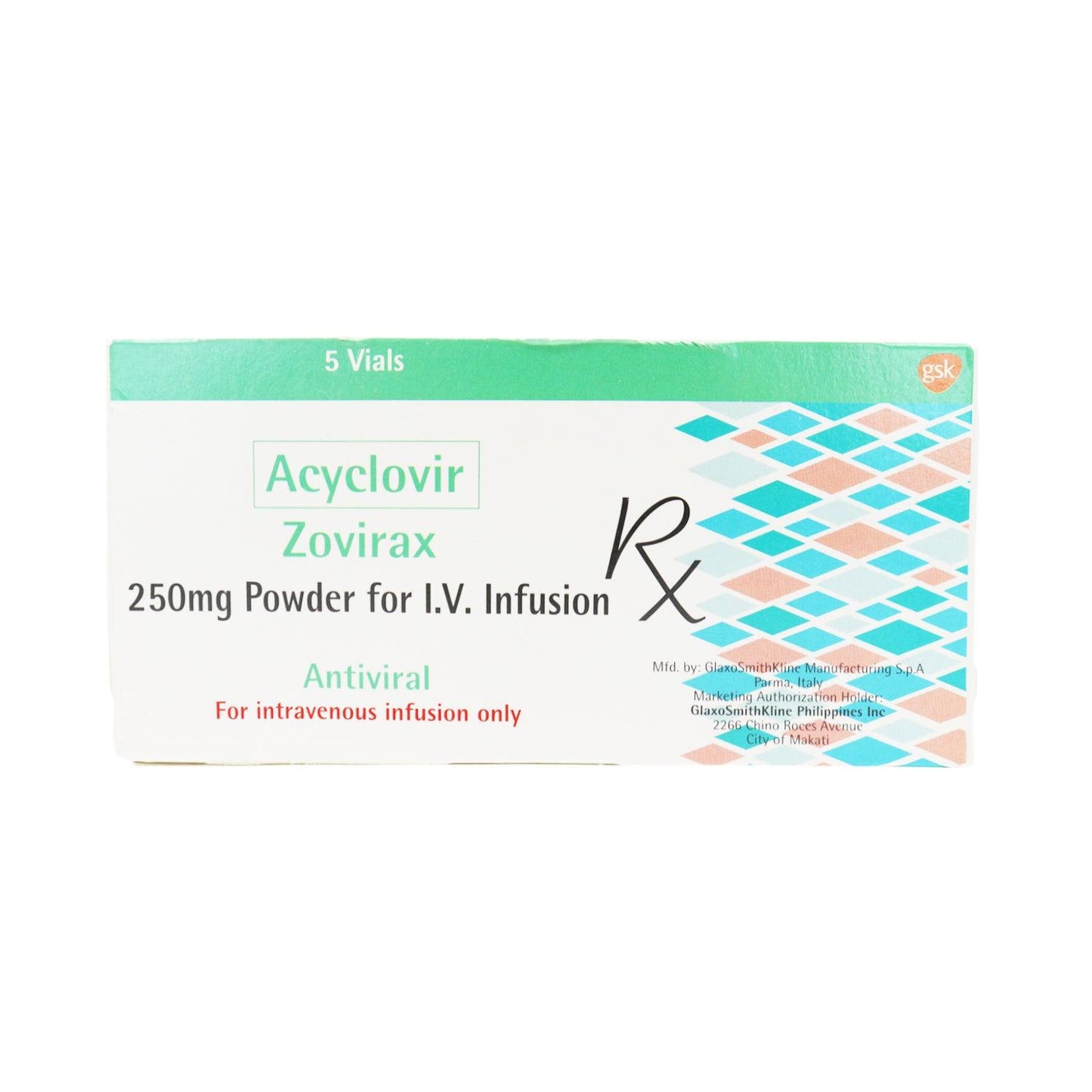 Rx: Zovirax 250mg Vial - Southstar Drug