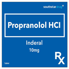 Rx: Inderal 10mg Tablet - Southstar Drug