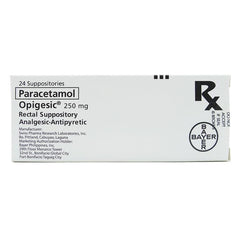 Rx: Opigesic 250mg Suppository - Southstar Drug