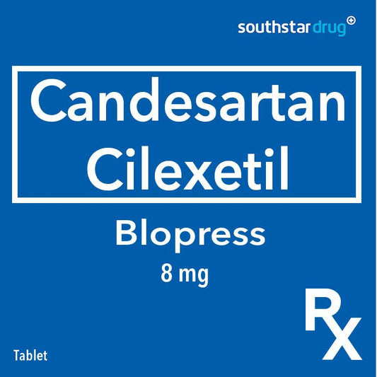 Rx: Blopress 8mg Tablet - Southstar Drug